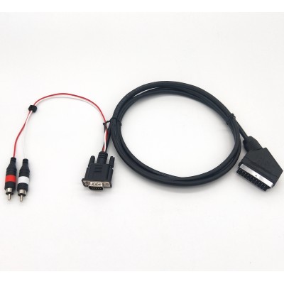 Analogue Nt mini / DAC / MiSTer FPGA Project PACKAPUNCH PRO RGB SCART Cable